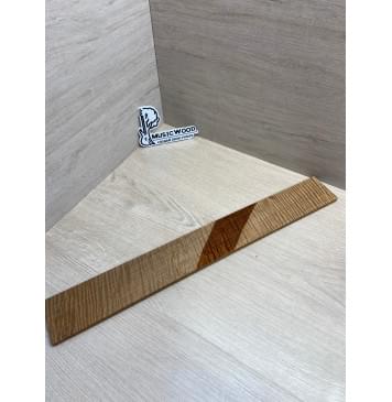 Клён Волнистый Печёный 180 гр заготовка накладки для электрогитары Радиал АА Волна ААА 9х68-65х535 мм-7