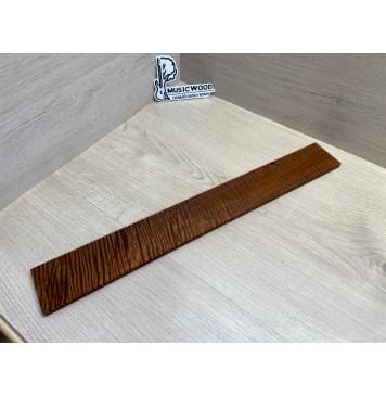 Клён Волнистый Печёный 180 гр заготовка накладки для электрогитары Радиал АА Волна ААА 9х68-65х535 мм-17