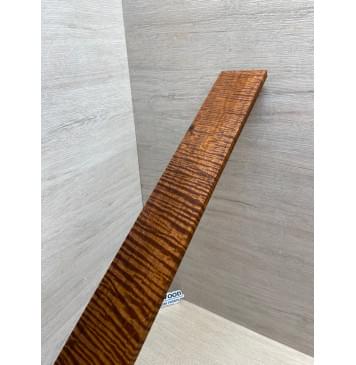 Клён Волнистый Печёный 180 гр заготовка накладки для электрогитары Радиал АА Волна ААА 9х68-65х535 мм-9