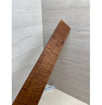 Клён Волнистый Печёный 180 гр заготовка накладки для электрогитары Радиал АА Волна ААА 9х68-65х535 мм-12