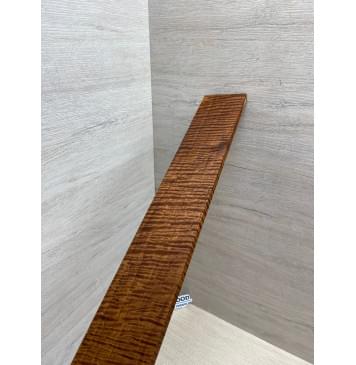 Клён Волнистый Печёный 180 гр заготовка накладки для электрогитары Радиал АА Волна ААА 9х68-65х535 мм-14