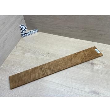 Клён Волнистый Печёный 180 гр заготовка накладки для электрогитары Радиал А Волна ААА 9х84-72х585 мм (Уценка-сучки)-6