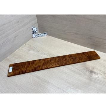 Клён Волнистый Печёный 180 гр заготовка накладки для электрогитары Радиал А Волна ААА 9х84-72х585 мм (Уценка-сучки)-16