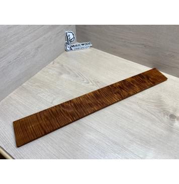 Клён Волнистый Печёный 180 гр заготовка накладки для электрогитары Радиал А Волна ААА 9х84-72х585 мм (Уценка-сучки)-17