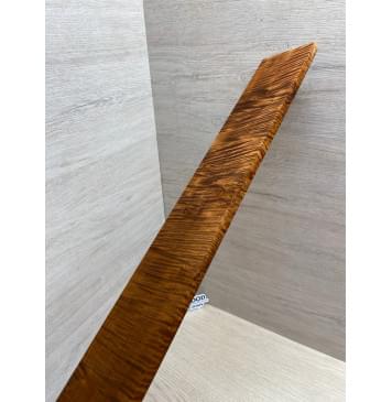 Клён Волнистый Печёный 180 гр заготовка накладки для электрогитары Радиал А Волна ААА 9х84-72х585 мм (Уценка-сучки)-7
