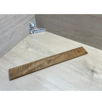 Клён Волнистый Печёный 180 гр заготовка накладки для электрогитары Смешанный ААА Волна А 9х64х505 мм-2