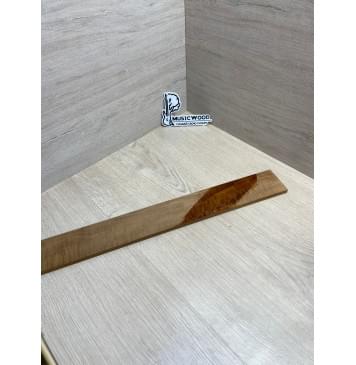 Клён Волнистый Печёный 180 гр заготовка накладки для электрогитары Смешанный ААА Волна А 9х64х505 мм-6