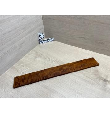 Клён Волнистый Печёный 180 гр заготовка накладки для электрогитары Смешанный ААА Волна А 9х64х505 мм-8
