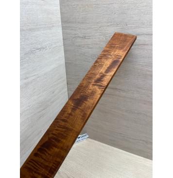 Клён Волнистый Печёный 180 гр заготовка накладки для электрогитары Смешанный ААА Волна А 9х64х505 мм-7