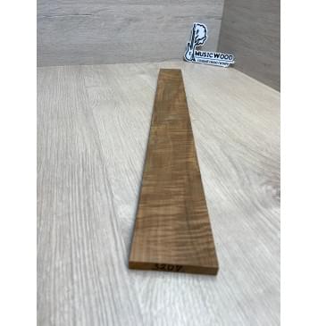 Клён Волнистый Печёный 180 гр заготовка накладки для электрогитары Смешанный ААА Волна АА 10х67-50х510 мм-3