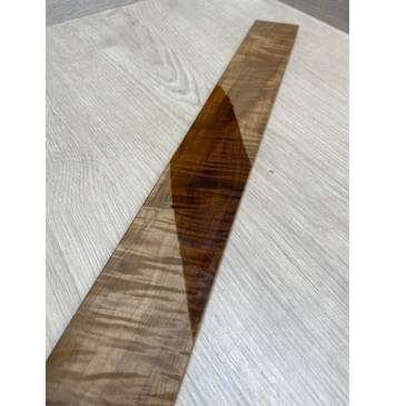 Клён Волнистый Печёный 180 гр заготовка накладки для электрогитары Смешанный ААА Волна АА 10х67-50х510 мм-5