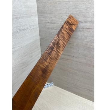 Клён Волнистый Печёный 180 гр заготовка накладки для электрогитары Смешанный ААА Волна АА 10х67-50х510 мм-8