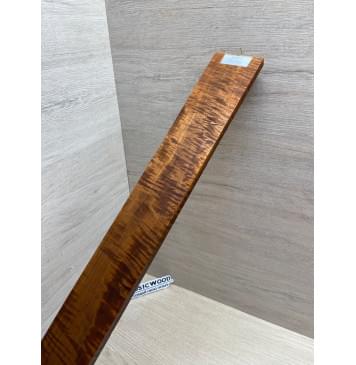 Клён Волнистый Печёный 180 гр заготовка накладки для электрогитары Смешанный ААА Волна АА 10х67-50х510 мм-11