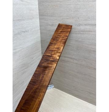 Клён Волнистый Печёный 180 гр заготовка накладки для электрогитары Смешанный ААА Волна АА 10х67-50х510 мм-9