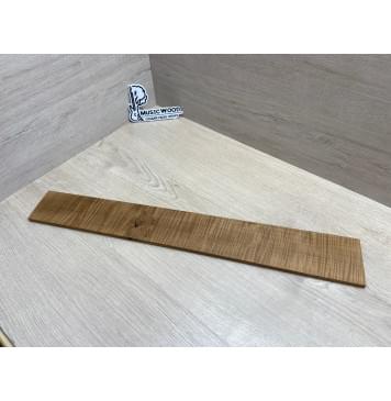 Клён Волнистый Печёный 180 гр заготовка накладки для электрогитары Радиал А Волна ААА 8.5х84-72х585 мм (Уценка-сучки)-2
