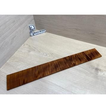 Клён Волнистый Печёный 180 гр заготовка накладки для электрогитары Радиал А Волна ААА 8.5х84-72х585 мм (Уценка-сучки)-13