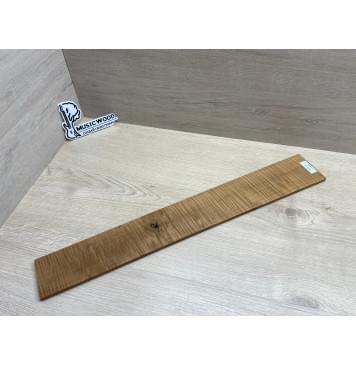 Клён Волнистый Печёный 180 гр заготовка накладки для электрогитары Радиал А Волна ААА 8.5х84-72х585 мм (Уценка-сучки)-5