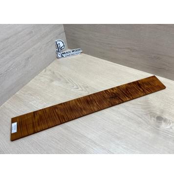 Клён Волнистый Печёный 180 гр заготовка накладки для электрогитары Радиал А Волна ААА 8.5х84-72х585 мм (Уценка-сучки)-11