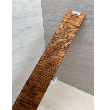 Клён Волнистый Печёный 180 гр заготовка накладки для электрогитары Радиал А Волна ААА 8.5х84-72х585 мм (Уценка-сучки)-12