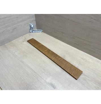 Клён Волнистый Печёный 180 гр заготовка накладки для электрогитары Радиал АА Волна ААА 9.2х69-63х525 мм-3