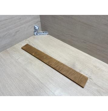 Клён Волнистый Печёный 180 гр заготовка накладки для электрогитары Радиал АА Волна ААА 9х69-64х525 мм-3