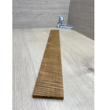 Клён Волнистый Печёный 180 гр заготовка накладки для электрогитары Радиал АА Волна ААА 9х69-64х525 мм-4