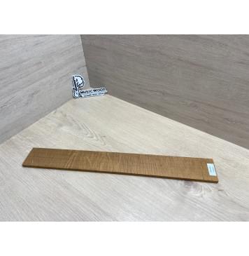 Клён Волнистый Печёный 180 гр заготовка накладки для электрогитары Радиал АА Волна ААА 9х69-64х525 мм-7