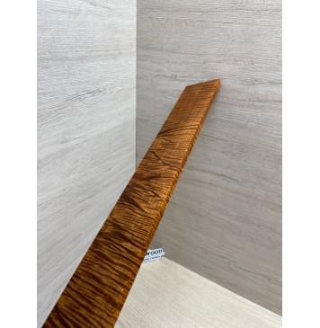 Клён Волнистый Печёный 180 гр заготовка накладки для электрогитары Радиал АА Волна ААА 9х69-64х525 мм-5