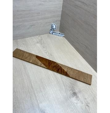 Клён Волнистый Печёный 180 гр заготовка накладки для электрогитары Смешанный А Волна ААА 8.5х69-63х525 мм-8