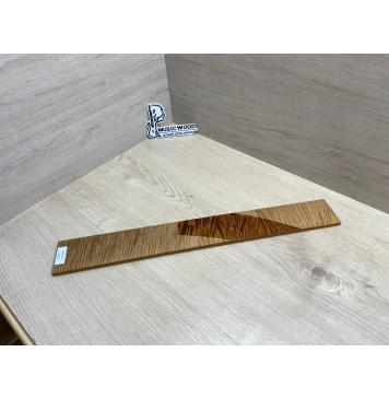 Клён Волнистый Печёный 180 гр заготовка накладки для электрогитары Смешанный АА Волна ААА 8.5х69-63х525 мм-7