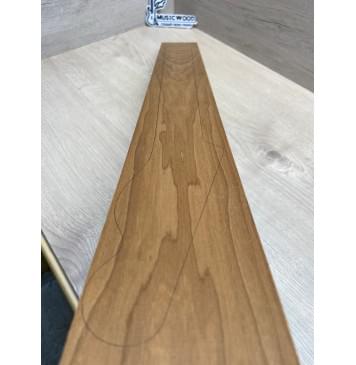 Клён Печёный 180гр заготовка грифа для электрогитары Тангент ААА 24.5х83х730 мм-5