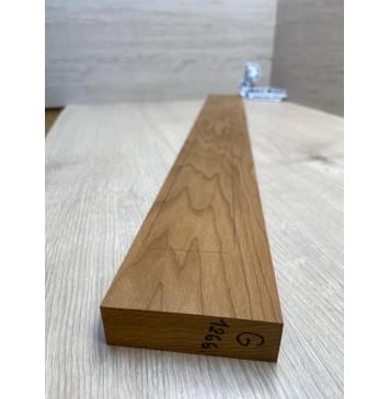 Клён Печёный 180гр заготовка грифа для электрогитары Тангент АА 25.5х85х730 мм-2