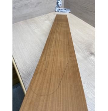 Клён Печёный 180гр заготовка грифа для электрогитары Смешанный А 26х90-85х740 мм-6