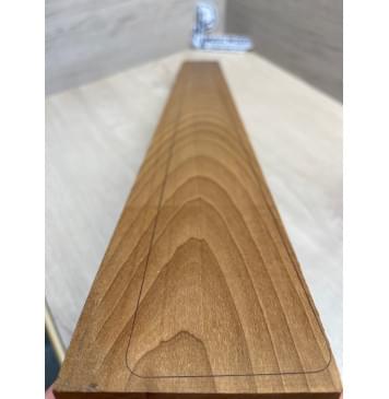 Клён Печёный 180гр заготовка грифа для электрогитары Тангент АА 26х75х663 мм-4