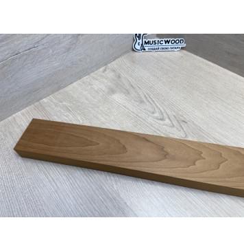 Клён Печёный 180гр заготовка грифа для Безголовой гитары Тангент АА 26.5х66х610 мм-3