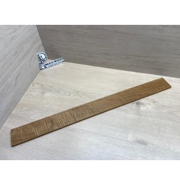 Клён Волнистый Печеный 180 гр заготовка накладки для бас-гитары Смешанный А Волна ААА 8.5х67х735 мм-2