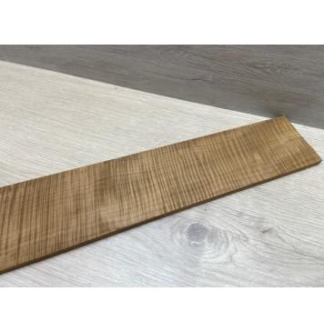 Клён Волнистый Печеный 180 гр заготовка накладки для бас-гитары Радиал АА Волна ААА 9х108-83х697 мм-3