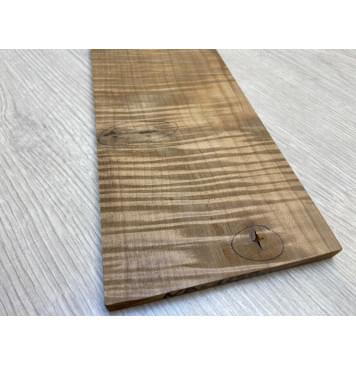 Клён Волнистый Печеный 180 гр заготовка накладки для бас-гитары Радиал АА Волна ААА 9х108-83х697 мм-6