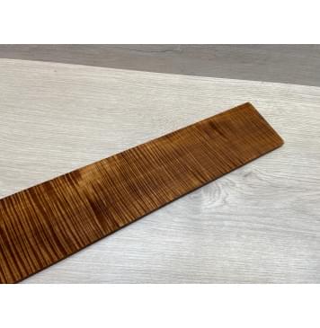 Клён Волнистый Печеный 180 гр заготовка накладки для бас-гитары Радиал АА Волна ААА 9х108-83х697 мм-20