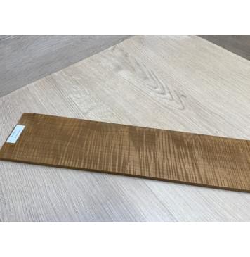 Клён Волнистый Печеный 180 гр заготовка накладки для бас-гитары Радиал АА Волна ААА 9.2х98-72х700 мм-15