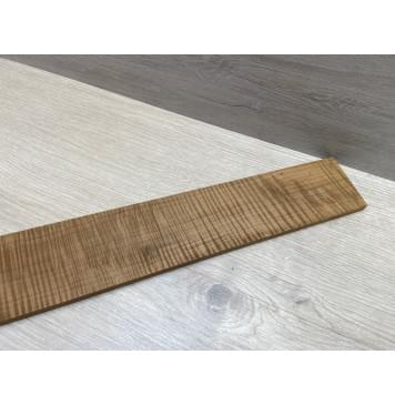 Клён Волнистый Печеный 180 гр заготовка накладки для бас-гитары Радиал АА Волна ААА 9х95-68х690 мм-3