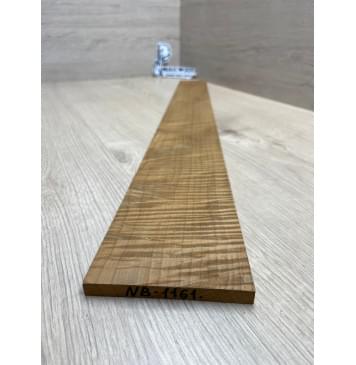 Клён Волнистый Печеный 180 гр заготовка накладки для бас-гитары Радиал АА Волна ААА 9х95-68х690 мм-4