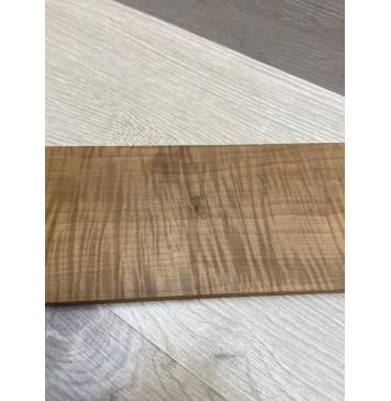 Клён Волнистый Печеный 180 гр заготовка накладки для бас-гитары Радиал АА Волна ААА 9.5х103-80х692 мм-3