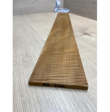 Клён Волнистый Печеный 180 гр заготовка накладки для бас-гитары Радиал АА Волна ААА 9.5х103-80х692 мм-4