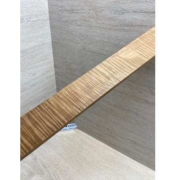 Клён Волнистый Печёный 180 гр заготовка накладки для электрогитары Радиал АА Волна ААА 9.7х50х420 мм-4