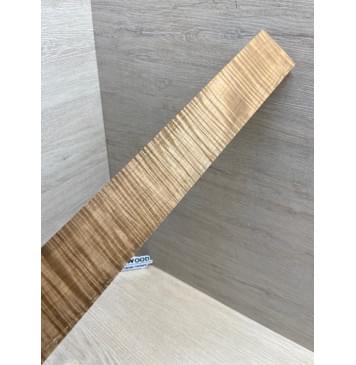 Клён Волнистый Печёный 180 гр заготовка накладки для электрогитары Радиал АА Волна ААА 9.7х50х420 мм-5