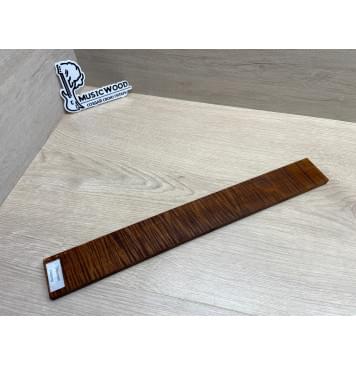 Клён Волнистый Печёный 180 гр заготовка накладки для электрогитары Радиал АА Волна ААА 9.7х50х420 мм-0