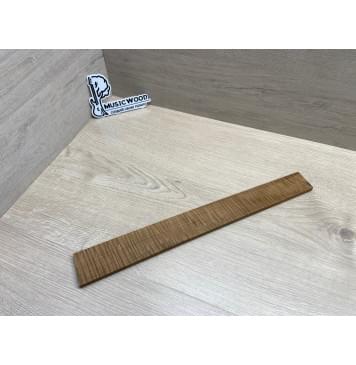 Клён Волнистый Печёный 180 гр заготовка накладки для электрогитары Радиал АА Волна ААА 8.6х50-40х410 мм-8