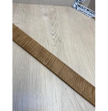 Клён Волнистый Печёный 180 гр заготовка накладки для электрогитары Радиал АА Волна ААА 8.6х50-40х410 мм-3