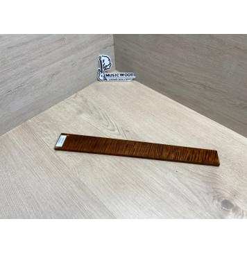 Клён Волнистый Печёный 180 гр заготовка накладки для электрогитары Радиал АА Волна ААА 8.6х50-40х410 мм-13